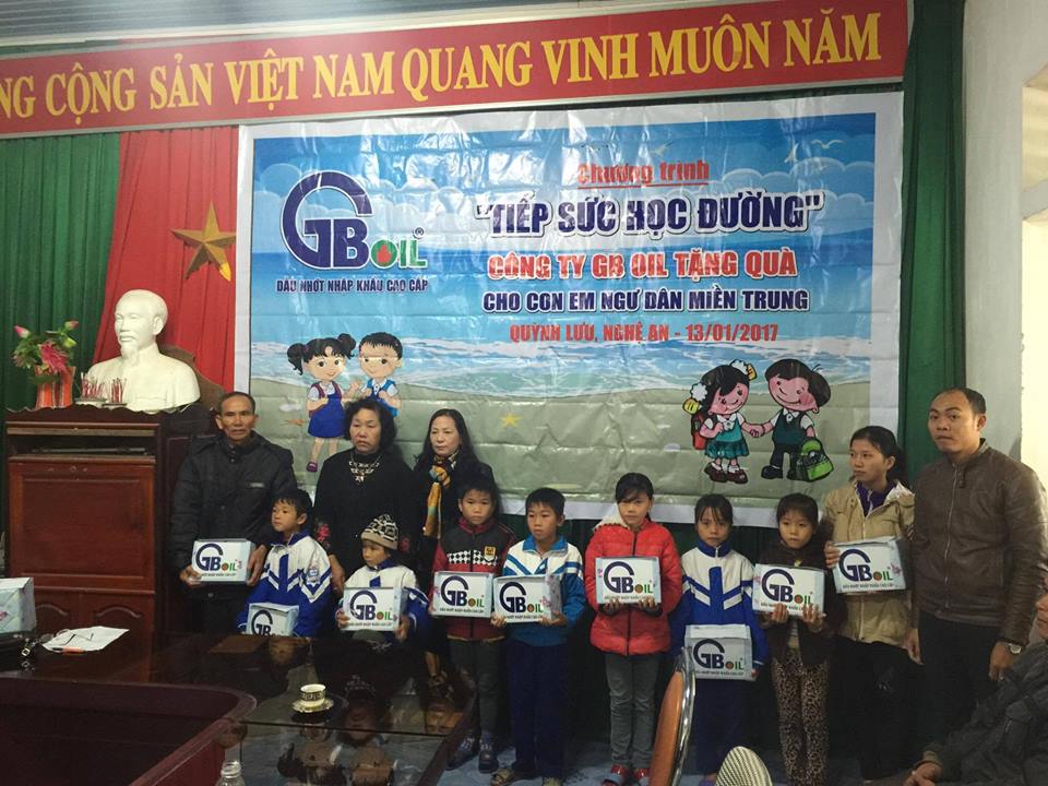 GB OIL Tiếp sức học đường tại ” Quỳnh Lưu – Nghệ An”
